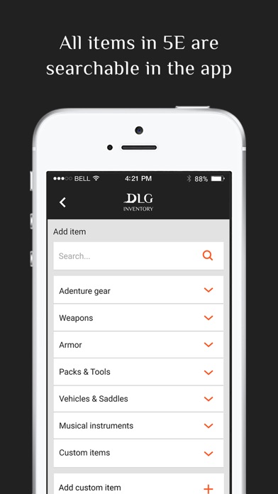 DLG's D&D Inventory and Spells screenshot 2