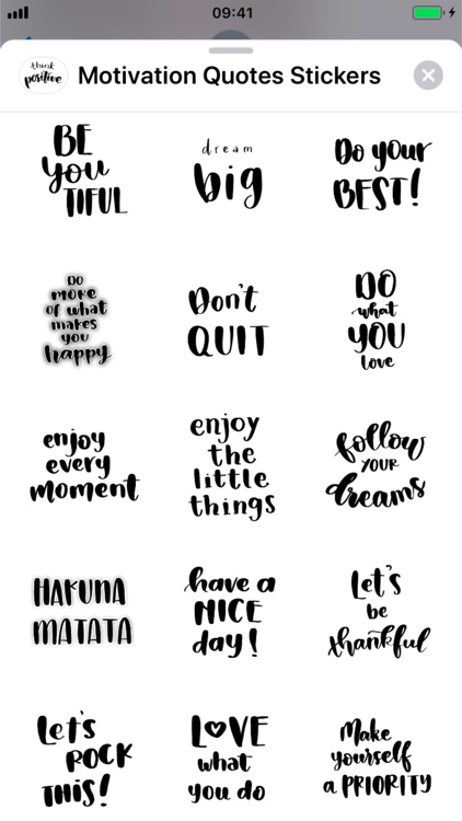 Motivation Quotes Stickers screenshot-3