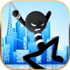 Fly With Rope Stickman Hero - iPhoneアプリ