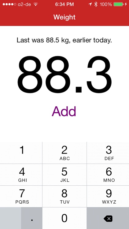 Weight for HealthKit