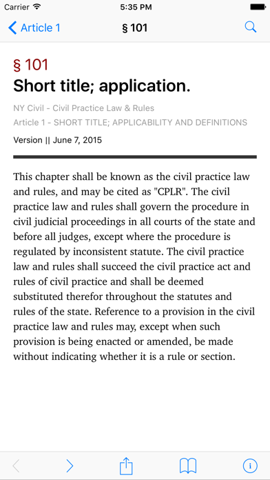 How to cancel & delete New York Civil Practice Law and Rules (LawStack) from iphone & ipad 2