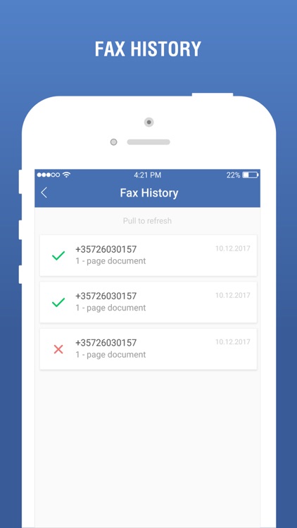 Fax app - Send Fax for iPhone screenshot-3