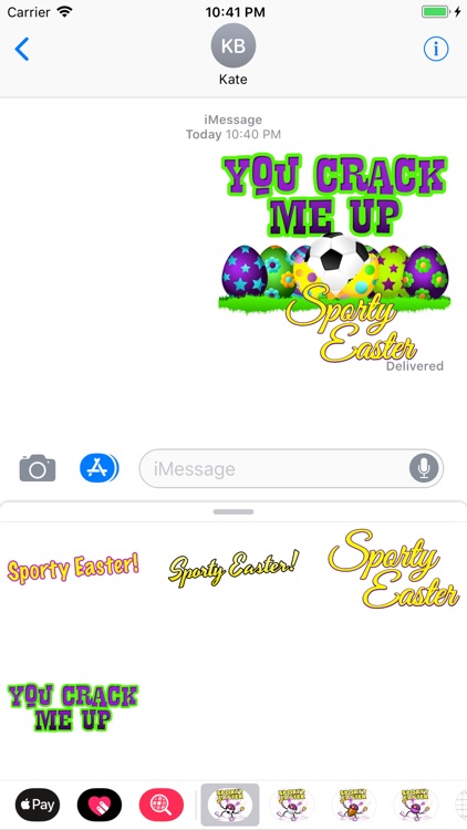 Easter Soccer Stickers screenshot-3