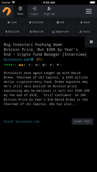 CryptoPanic screenshot 3