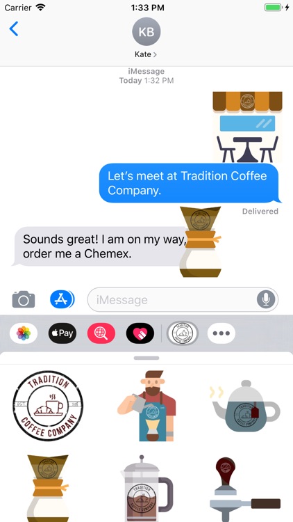 Tradition Coffee Stickers