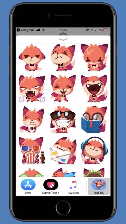 Fox STiK Sticker Pack