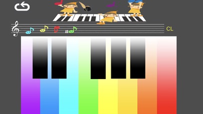 Piano à clavier arc-en-ciel screenshot 2