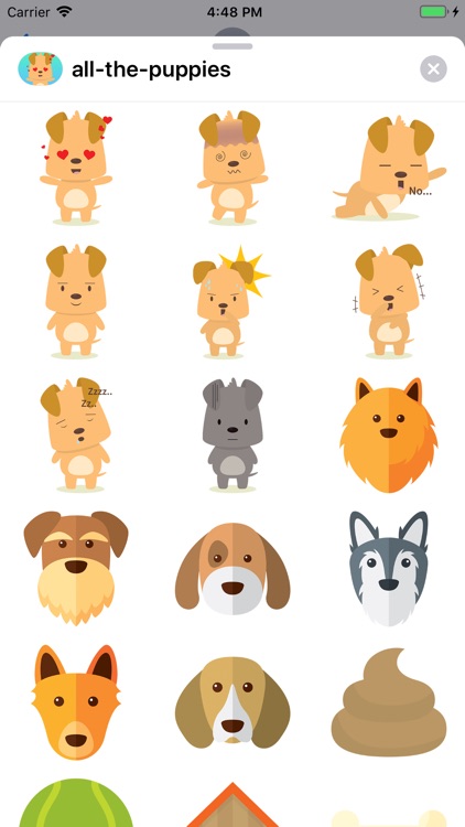 Dog Stickers - All The Puppies