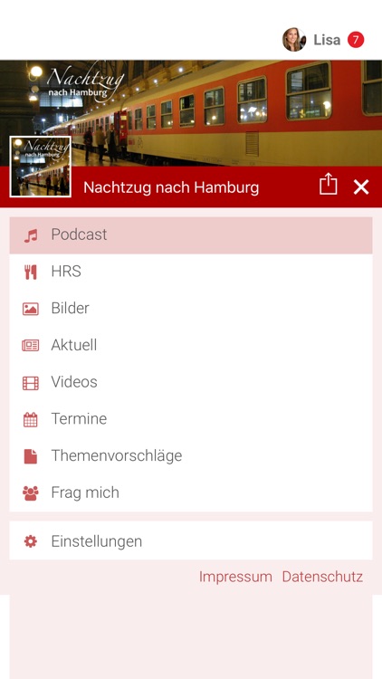 Nachtzug nach Hamburg