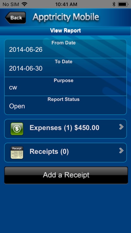 Apptricity Expense 6.0 screenshot-3