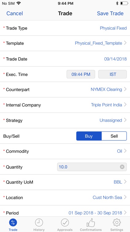 Mobile Commodity Trader