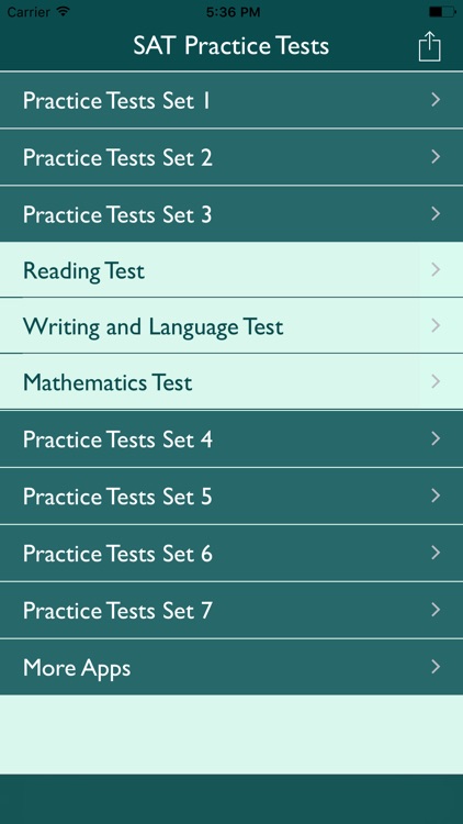 SAT Practice Tests