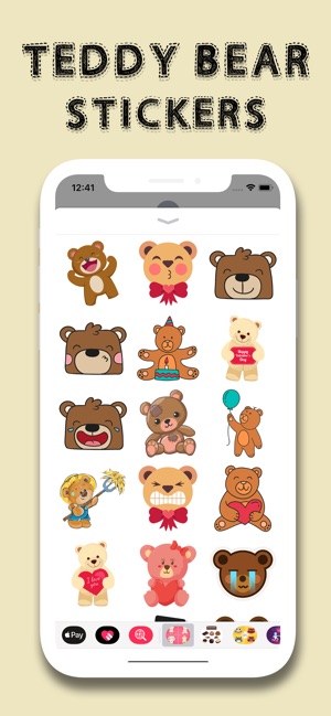 Teddy Bear Day Stickers(圖3)-速報App