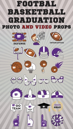 Kansas State Wildcats Animated Selfie Stickers(圖4)-速報App