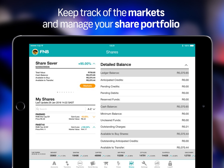 Fnb Banking App For Tablet By Fnb Connect - 