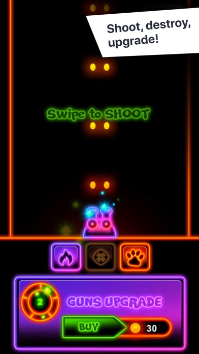 Neon Blaster by GAMEE for iPhone - APP DOWNLOAD