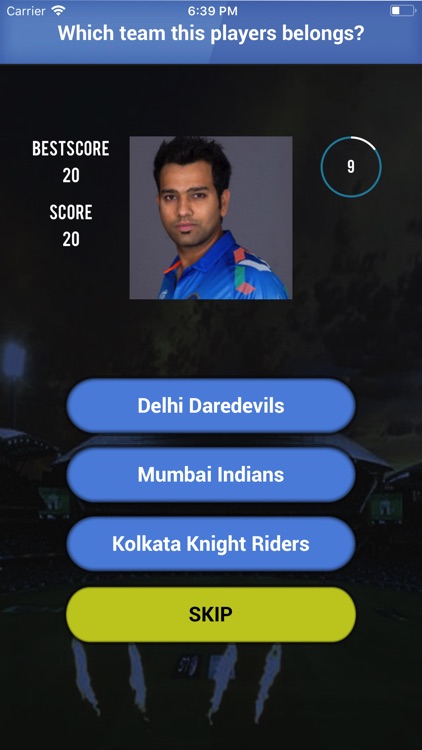 Guess Player Team - IPL Quiz