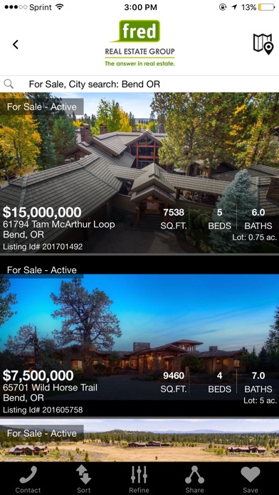 Fred Real Estate Home Search screenshot 2