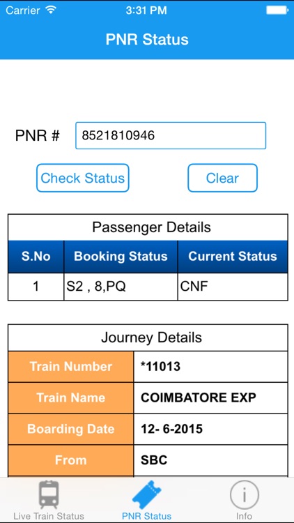 how to check platform number of train in irctc app