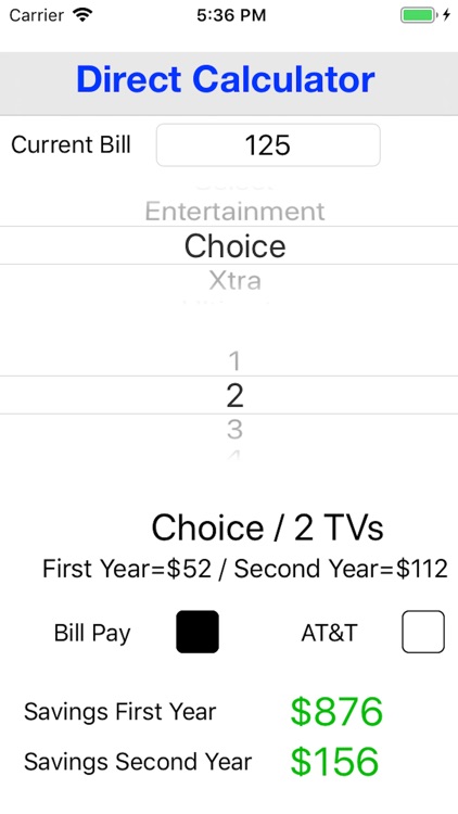 Direct Calculator