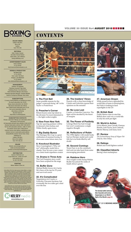 Boxing Monthly Magazine