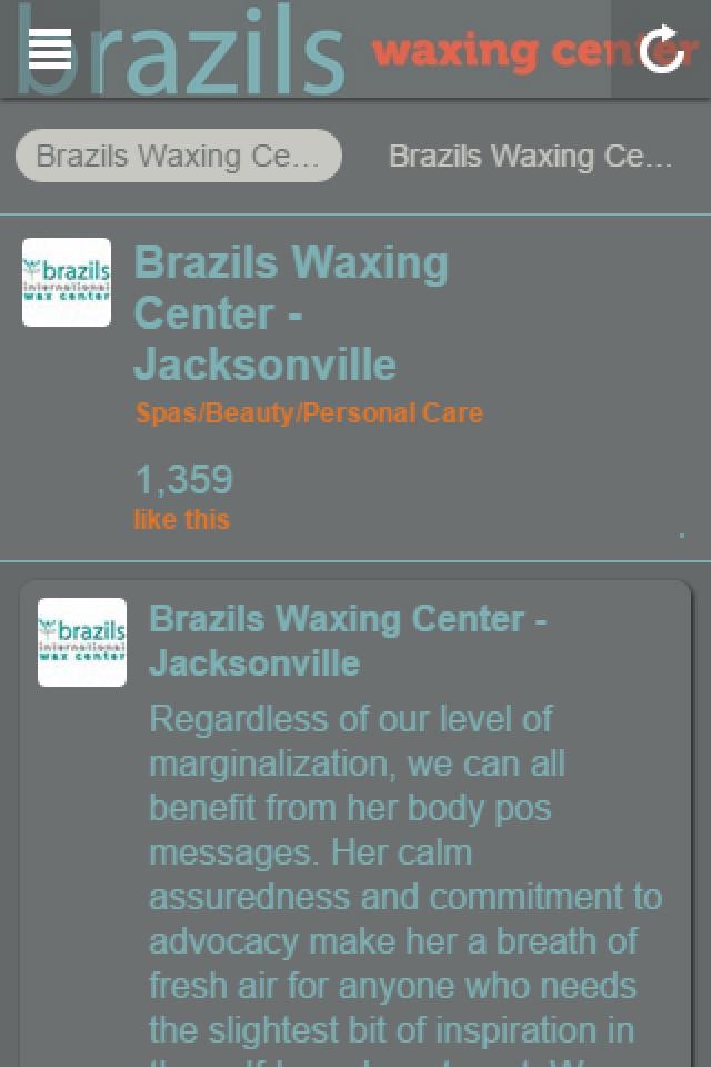 Brazils Waxing Center screenshot 2