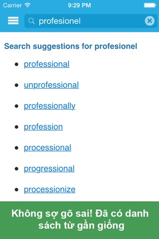 Từ điển Anh Việt ProDict screenshot 4