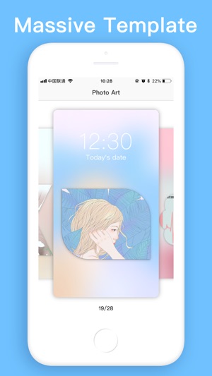 Photo Art ロック画面の壁紙作成 をapp Storeで