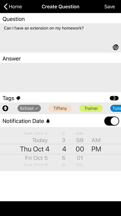 QA - Question & Answer Tracker screenshot 2