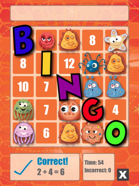 Number bingo preschool
