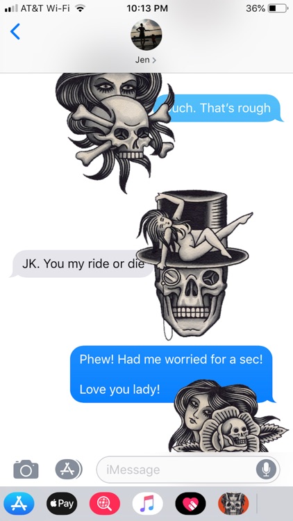 Classic Tattoo Stickers! TDOM
