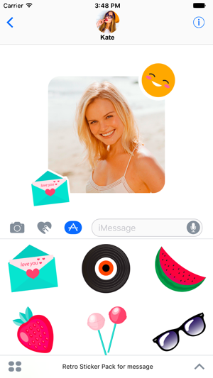 Retro Sticker Pack for message(圖1)-速報App