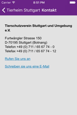 Tierheim Stuttgart screenshot 4