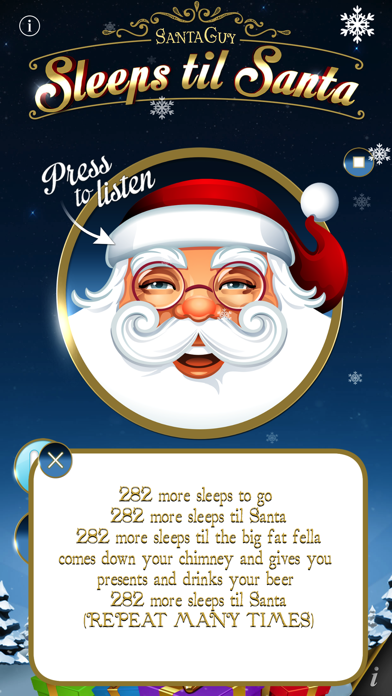 How to cancel & delete Sleeps til Santa from iphone & ipad 2