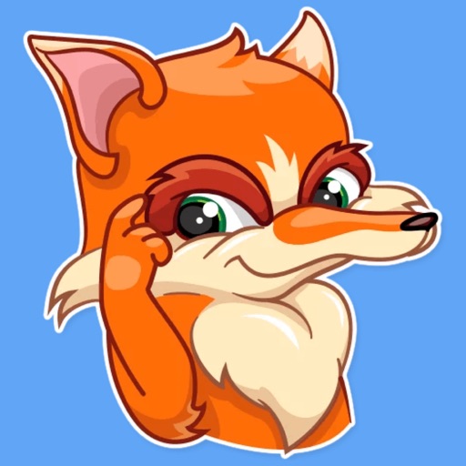 Crazy Fox STiK Sticker Pack icon