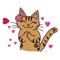 Lovely Bengal Cat Sticker