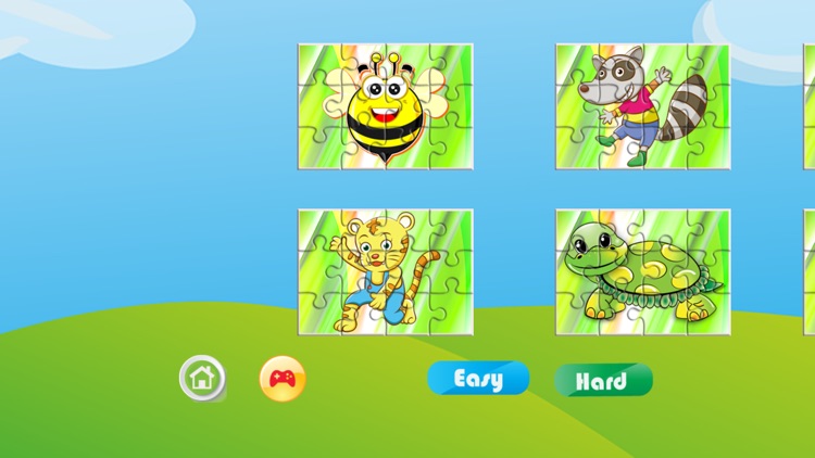 Happy Jigsaws of Animals Game