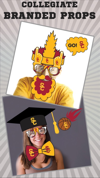 USC Trojans PLUS Selfie Stickers