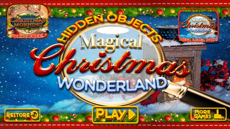 Hidden Objects Magical Christmas Wonderland