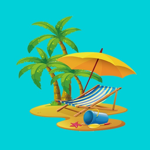 Beach Lover Stickers Icon