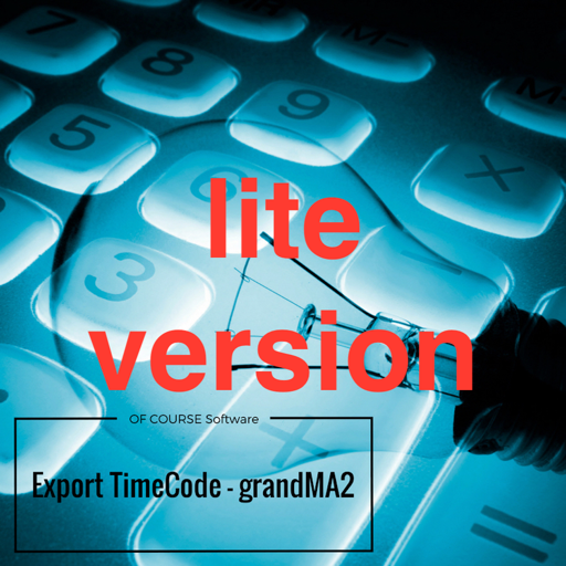 Export TimeCode - gma2 (lite)