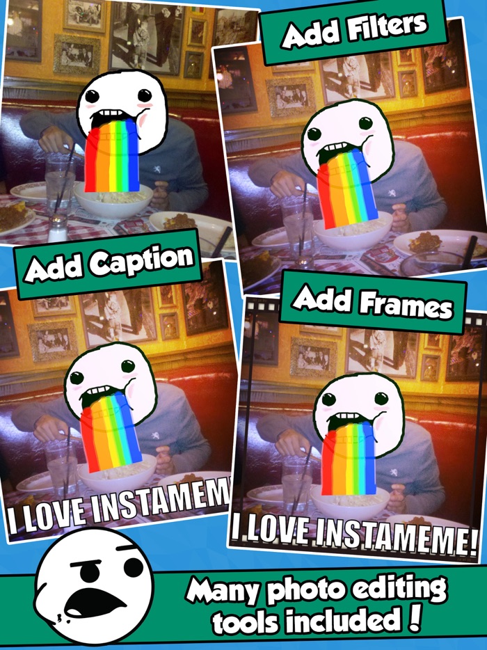 InstaMeme - Photo Editor with Funny Meme Stickers