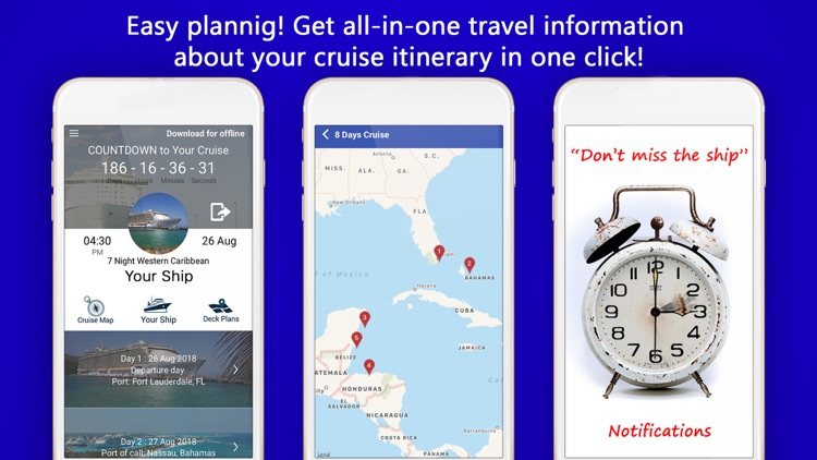 Cruise Itinerary App. CruiseBe screenshot-0