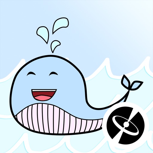 Blue whale Cayley icon