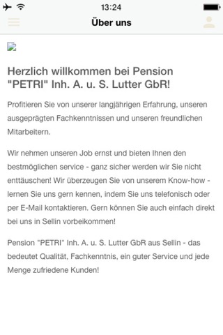 Pension PETRI screenshot 2