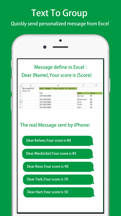SMS Easy-personalized group text,encrypt message Screenshot 1