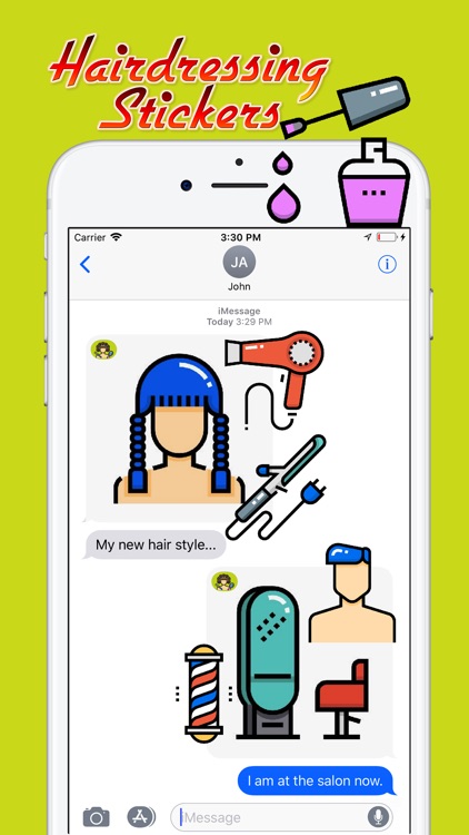 Hairdressing Stickers