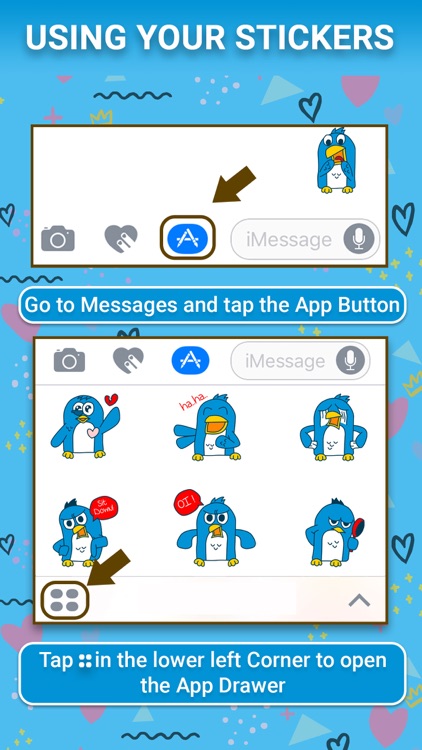 Penguin : Cute Stickers