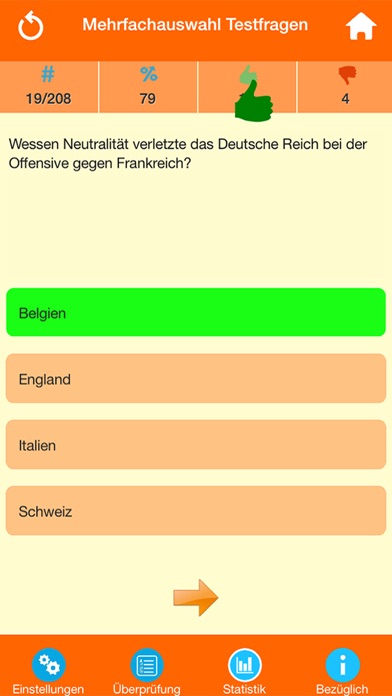 Der Erste Weltkrieg Quiz screenshot 2