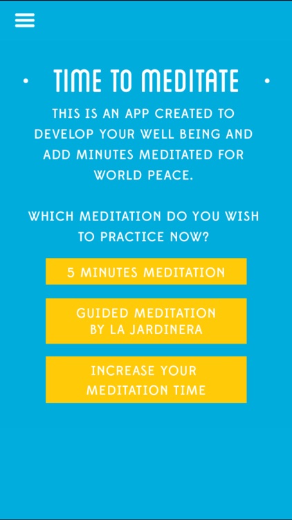 5 minutes - I Meditate